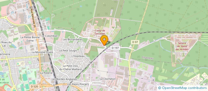 localisation de l'entreprise CENTRELEC ORLEANS à SARAN
