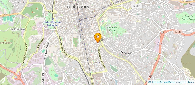 localisation de l'entreprise CENTRES CHASSIMETRIC  SAINT-ETIENNE