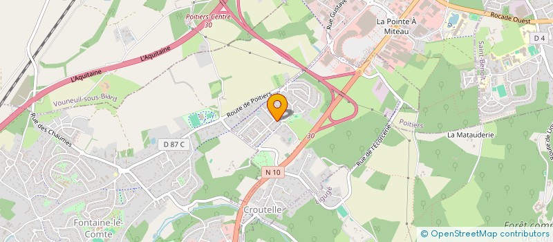 localisation de l'entreprise CENTRES D'AFFAIRES FRANCE METROPOLE - CAFM  SAINT-BENOIT