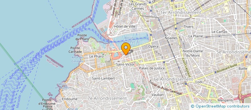 localisation de l'entreprise CENTRES D ENTRAINEMENT AUX METHODES D EDUCATION ACTIVE PROVENCE ALPES COTE D AZUR à MARSEILLE