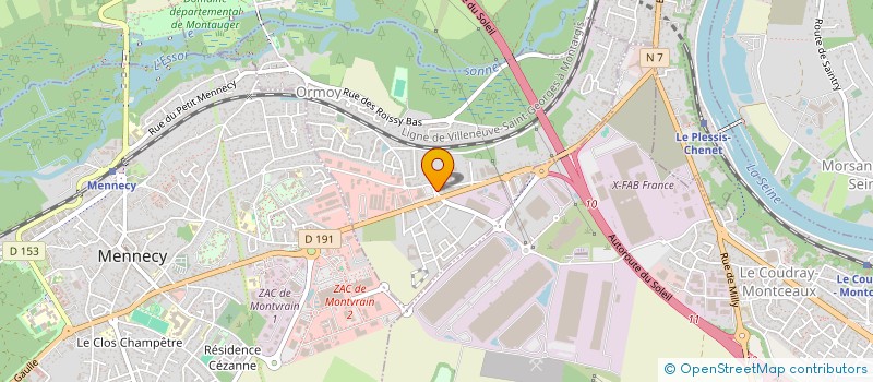 localisation de l'entreprise CENTRES DE CONTROLE TECHNIQUE REUNIS à ORMOY