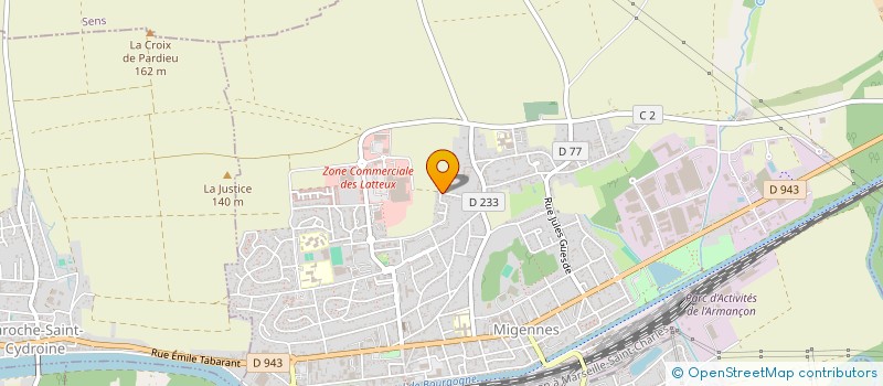 localisation de l'entreprise CENTRES DE LOISIRS DU MIGENNOIS à MIGENNES