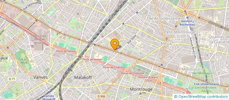 localisation de l'entreprise CENTRES DENTAIRES FRANCAIS  PARIS