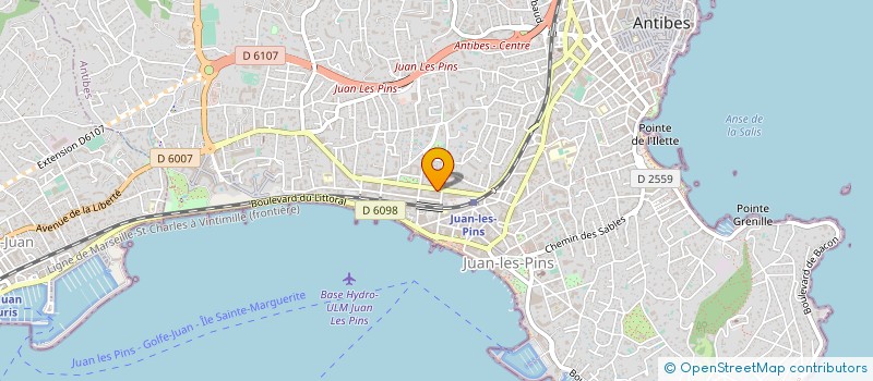 localisation de l'entreprise CENTRES PARAMEDICAUX D'ANTIBES à ANTIBES