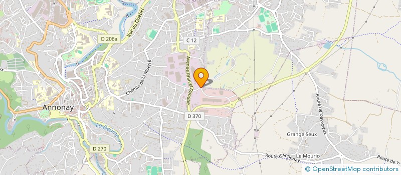 localisation de l'entreprise CENTRIFUGES SYSTEMS  ANNONAY