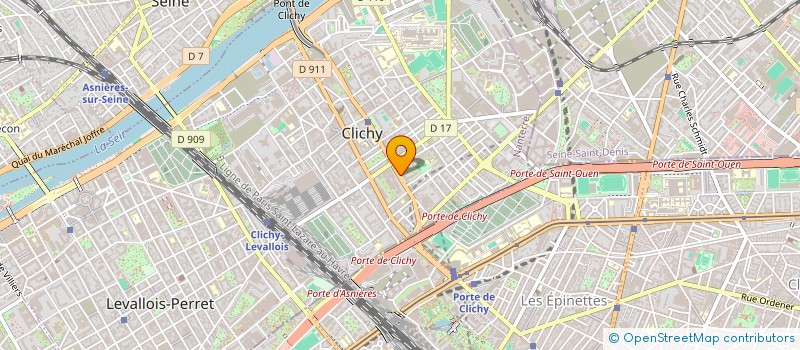 localisation de l'entreprise CENTRIFUGEUSE DE PROJETS à CLICHY