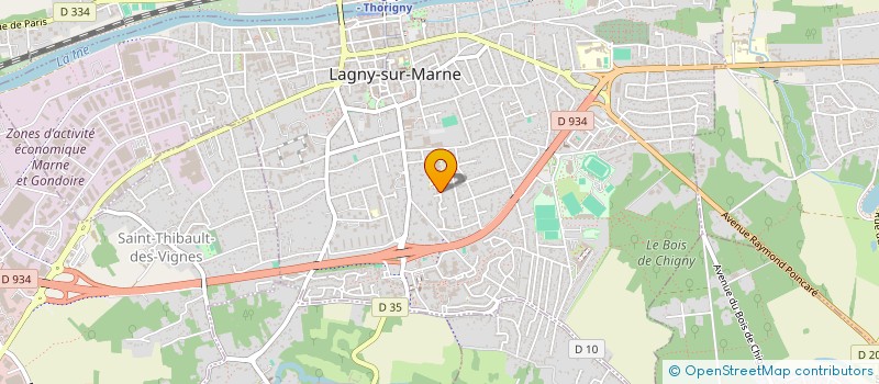 localisation de l'entreprise CENTRIM  LAGNY-SUR-MARNE