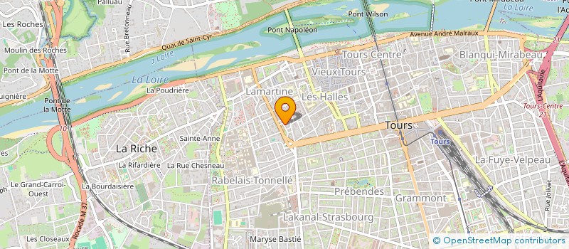 localisation de l'entreprise CENTRIMMO22  TOURS