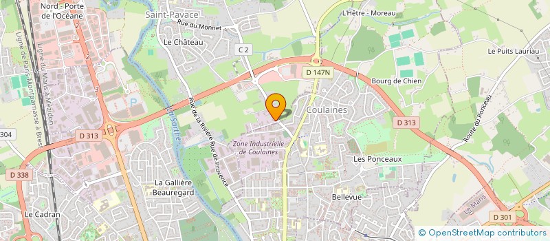 localisation de l'entreprise CENTRIMO  SAINT-PAVACE