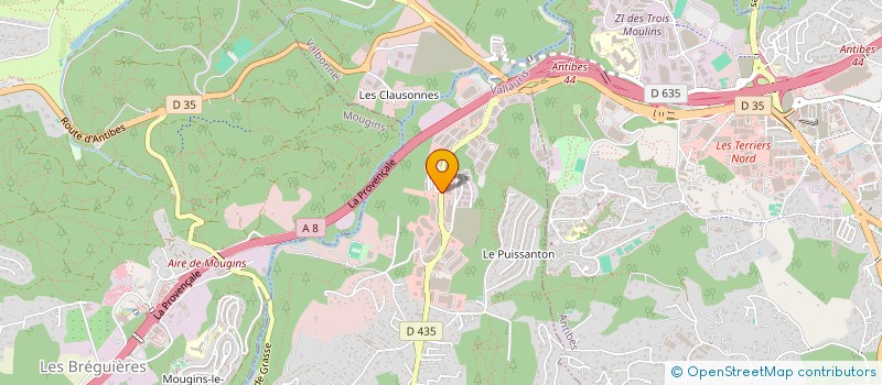 localisation de l'entreprise CENTRL INSTITUTE FOR CLINICAL INVESTIGAT  VALLAURIS