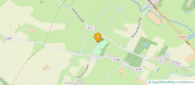 localisation de l'entreprise CENTRO POLO  ELBEUF-EN-BRAY