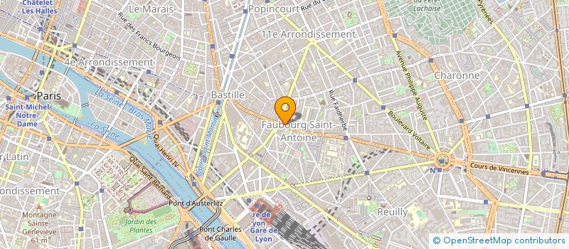 localisation de l'entreprise CENTROTEL à PARIS 11