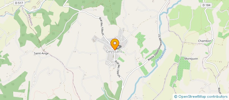 localisation de l'entreprise CENTS POUR CENTS FITNESS DANSE  GENISSIEUX