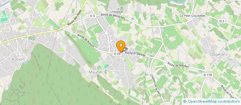 localisation de l'entreprise CENTSOUCIS  MAUBEC