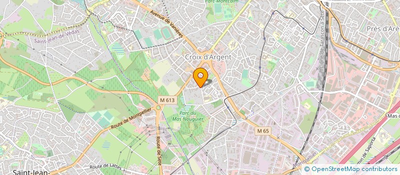localisation de l'entreprise CENTSUD à MONTPELLIER