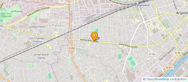 localisation de l'entreprise CENTUM  ARGENTEUIL