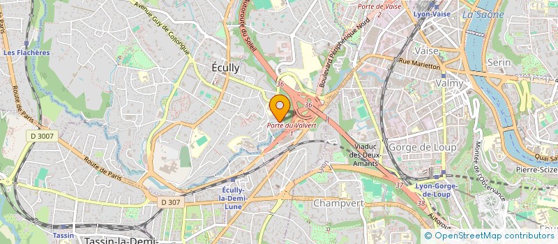 localisation de l'entreprise CENTUM T&S GROUP  ECULLY