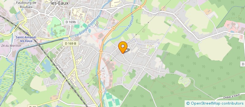 localisation de l'entreprise CENTURI CONSEILS à SAINT-AMAND-LES-EAUX