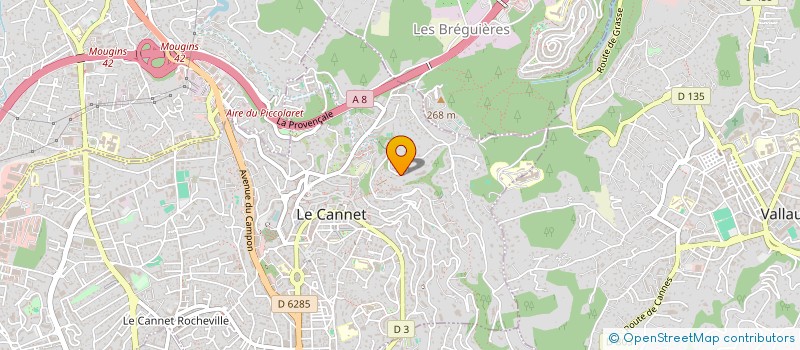 localisation de l'entreprise CENTURION MOTORS à LE CANNET