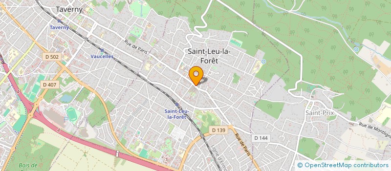 localisation de l'entreprise CENTURION SURVEILLANCE PRIVEE à SAINT-LEU-LA-FORET