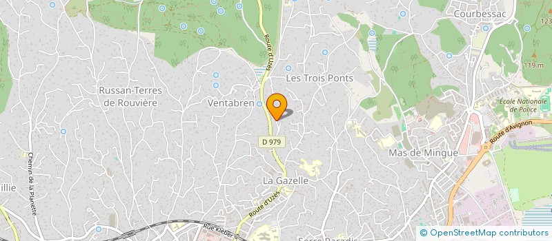 localisation de l'entreprise CENTURIONS DE NIMES  NIMES