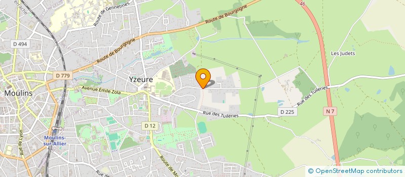 localisation de l'entreprise CENTURY 22  YZEURE