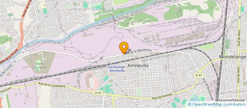 localisation de l'entreprise CENTURY BOX à AMNEVILLE