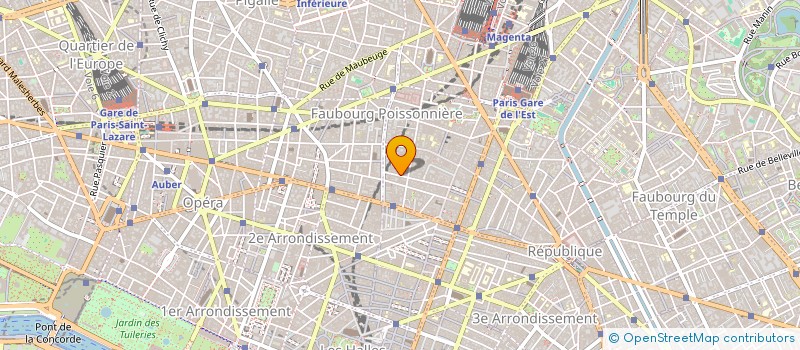 localisation de l'entreprise CENTURY CONSTRUCTION 1991  PARIS