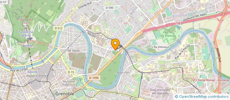 localisation de l'entreprise CENTURY PATRIMOINE 38  LA TRONCHE