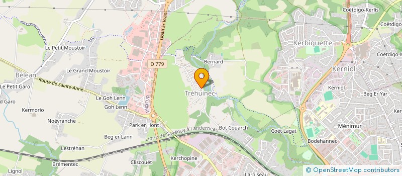 localisation de l'entreprise CENYA à VANNES