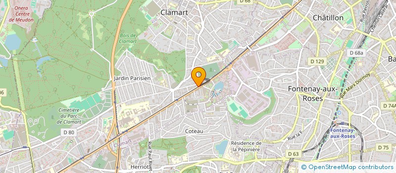 localisation de l'entreprise CENZO COMMERCIAL LABO à CLAMART