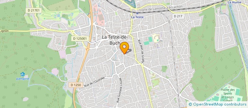 localisation de l'entreprise CEO CONSEIL  LA TESTE DE BUCH