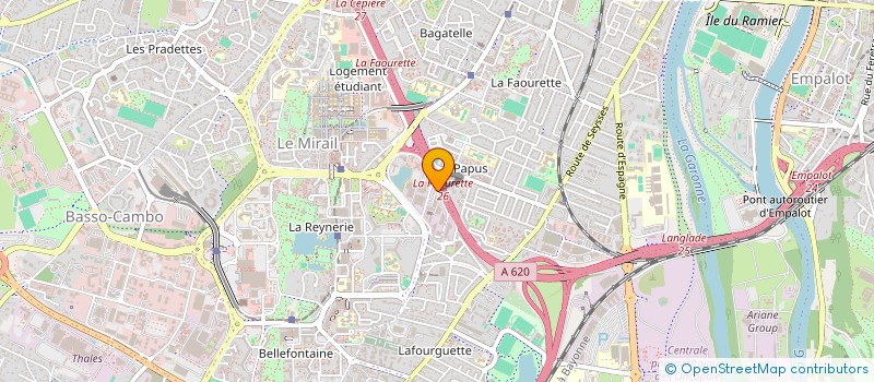 localisation de l'entreprise CEOCUB  TOULOUSE