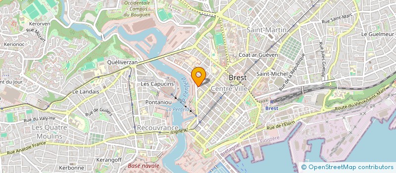 localisation de l'entreprise CEOL à BREST