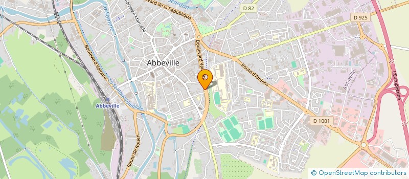 localisation de l'entreprise CEOP à ABBEVILLE