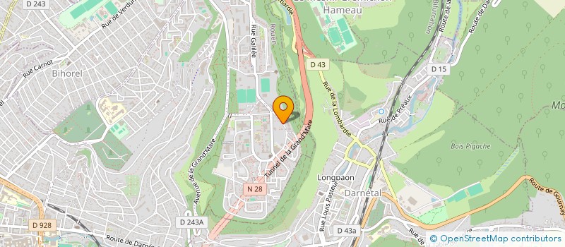 localisation de l'entreprise CEOPS à ROUEN