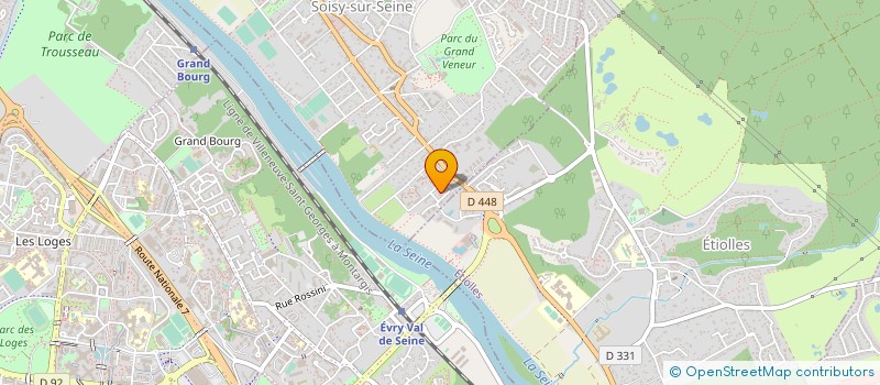 localisation de l'entreprise CEOS à SOISY-SUR-SEINE