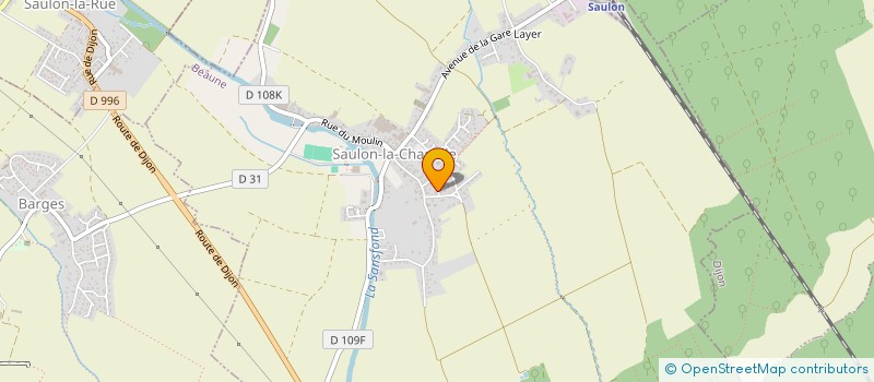 localisation de l'entreprise CEOS  SAULON-LA-CHAPELLE