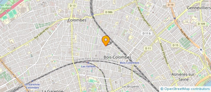 localisation de l'entreprise CEOS à BOIS-COLOMBES