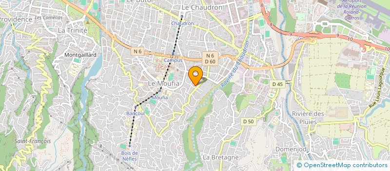 localisation de l'entreprise CEOS  SAINT-DENIS