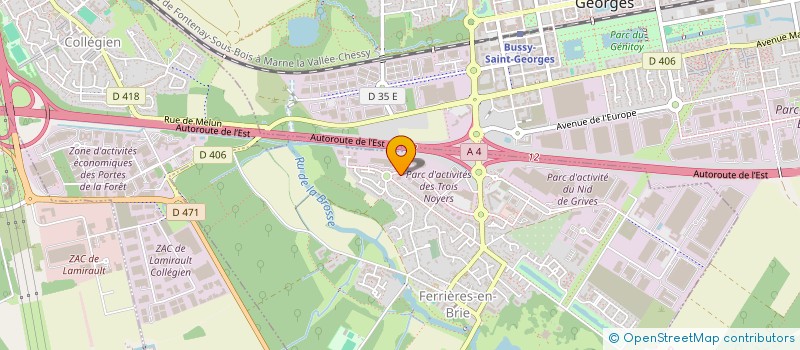 localisation de l'entreprise CEOS CO  CHESSY