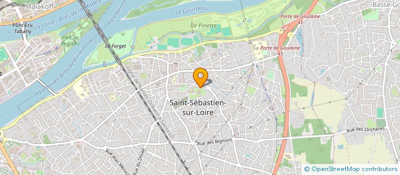 localisation de l'entreprise CEOS ENERGIES à SAINT-SEBASTIEN-SUR-LOIRE