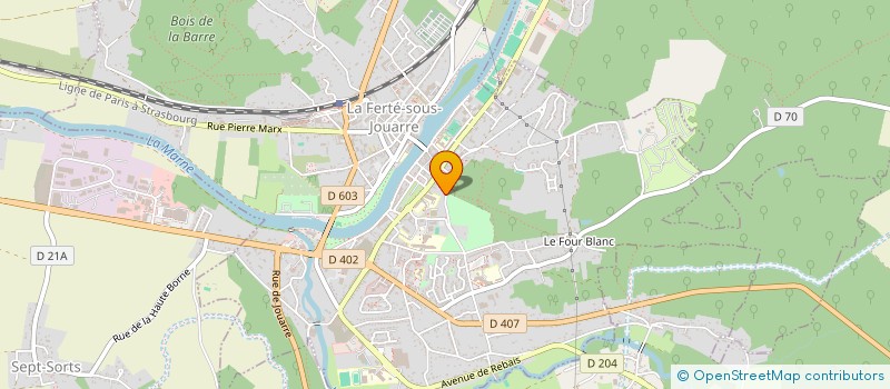 localisation de l'entreprise CEOS FRANCE à LA FERTE-SOUS-JOUARRE