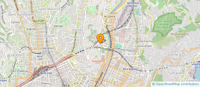 localisation de l'entreprise CEOS PERS MAISON D ARRET DE NICE à NICE