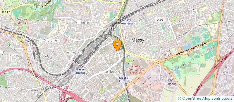 localisation de l'entreprise CEOTIC à MASSY
