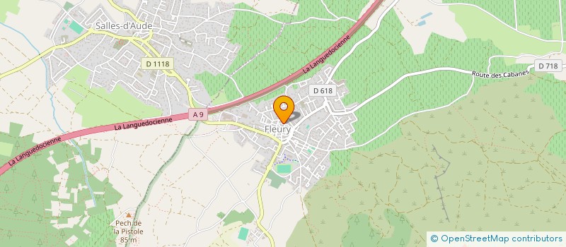 localisation de l'entreprise CEP  FLEURY