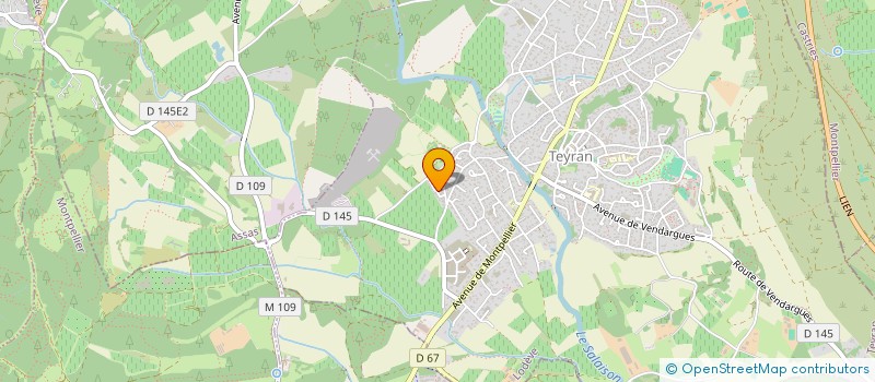 localisation de l'entreprise CEP  TEYRAN