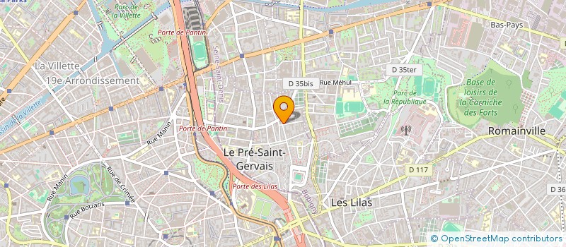 localisation de l'entreprise CEP - CULTURE ET EXPRESSIONS PROTESTANTES à LE PRE-SAINT-GERVAIS