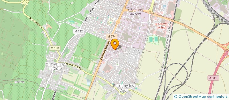localisation de l'entreprise CEP DARDELAIN à MARSANNAY-LA-COTE