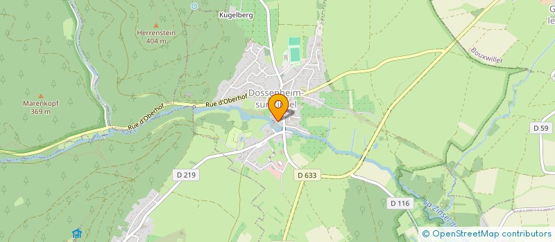 localisation de l'entreprise CEP DES VIGNES  DOSSENHEIM-SUR-ZINSEL